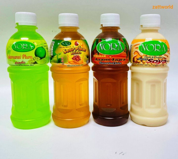 Nora Drinks 320ML Susu SoyaCalamansi PlumSour PlumAsam Jawa