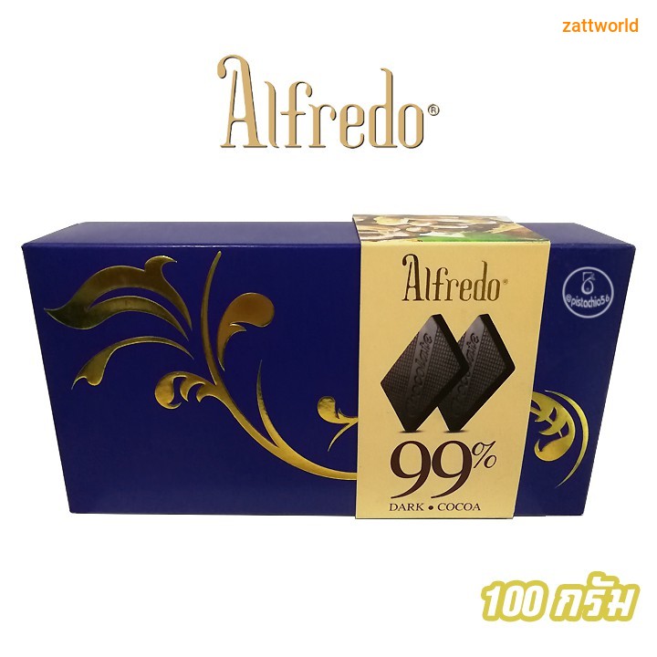 ALFREDO 99% DARK CHOCOLATE 100G HALAL HITAM COKLAT MALAYSIA SOUVENIR GIFT