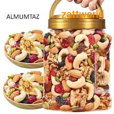 Deluxe Mixed Fresh Nuts of 5 types. 500g 1KG of walnutcashewalmond black raisins golden raisins high quality.