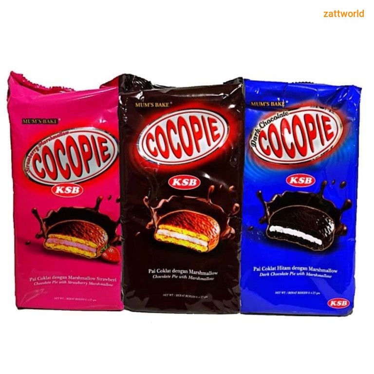【25g X 6 pcs】COCOPIE CHOCO/DARK CHOC
