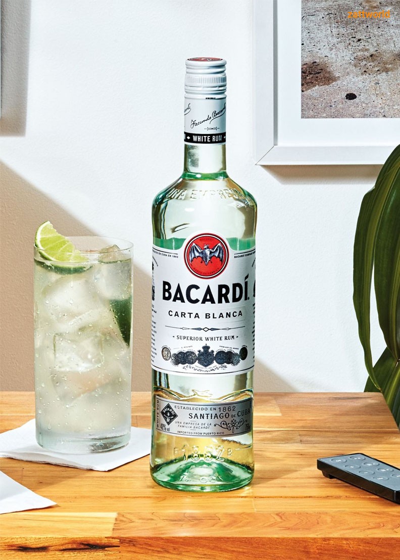 Bacardi Carta Blanca Rum Original 1L