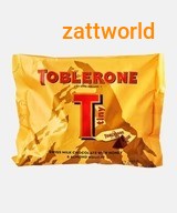 Chocolate TOBLERONE Swiss Milk Chocolate with Honey & Almond Nougat Bag 200g Coklat