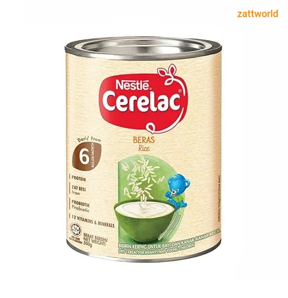 Nestle Cerelac Infant Cereals Rice/Wheat Honey 500g