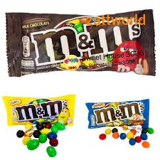 M&M Chocolate Beans Candies Milk Chocolates Crispy Peanut Candy Childhood Snack Makanan Ringan Gula Smarties Sweet House 3006
