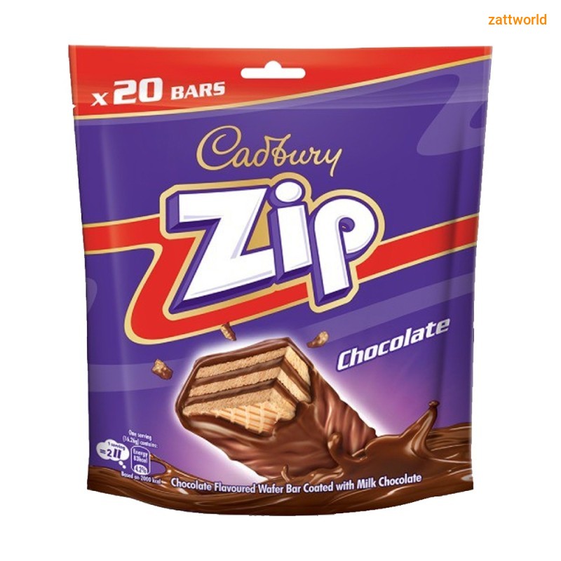 CADBURY ZIP CHOCOLATESTRAWBERRY SHAREBAG 20X8G