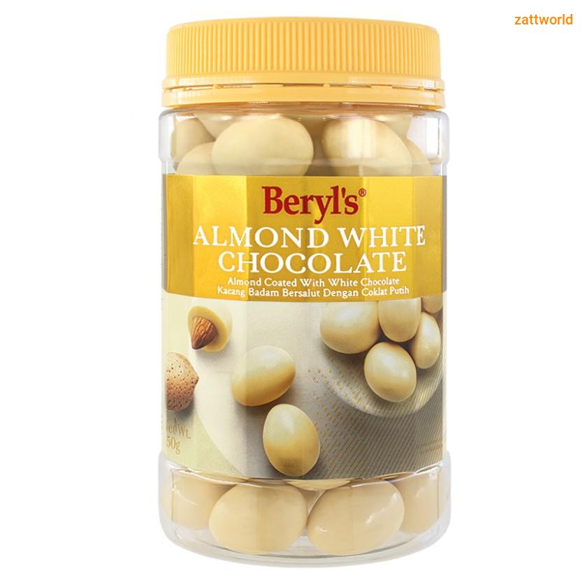 Beryl's Almond Coated With White Chocolate & Crunchy Biscuit Ball (340g)