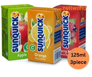 [FSC] Sunquick Fruit Drinks 125ml x 3pieces