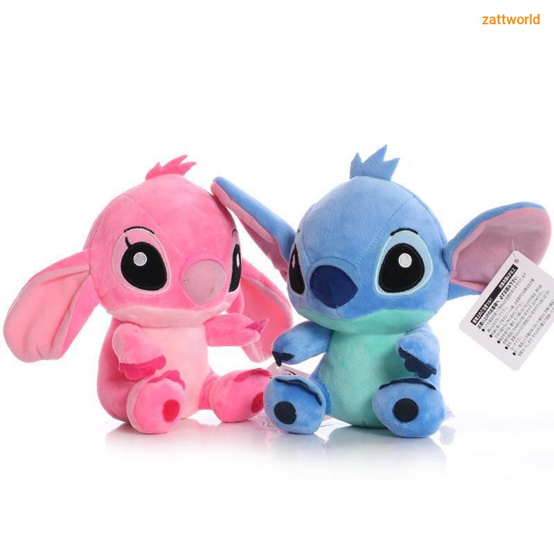 20cm Disneey Stitch Plush Dolls Toy Cartoon Stuffed Dolls Plush Baby Toys Girl Kids Birthday Gift Toys